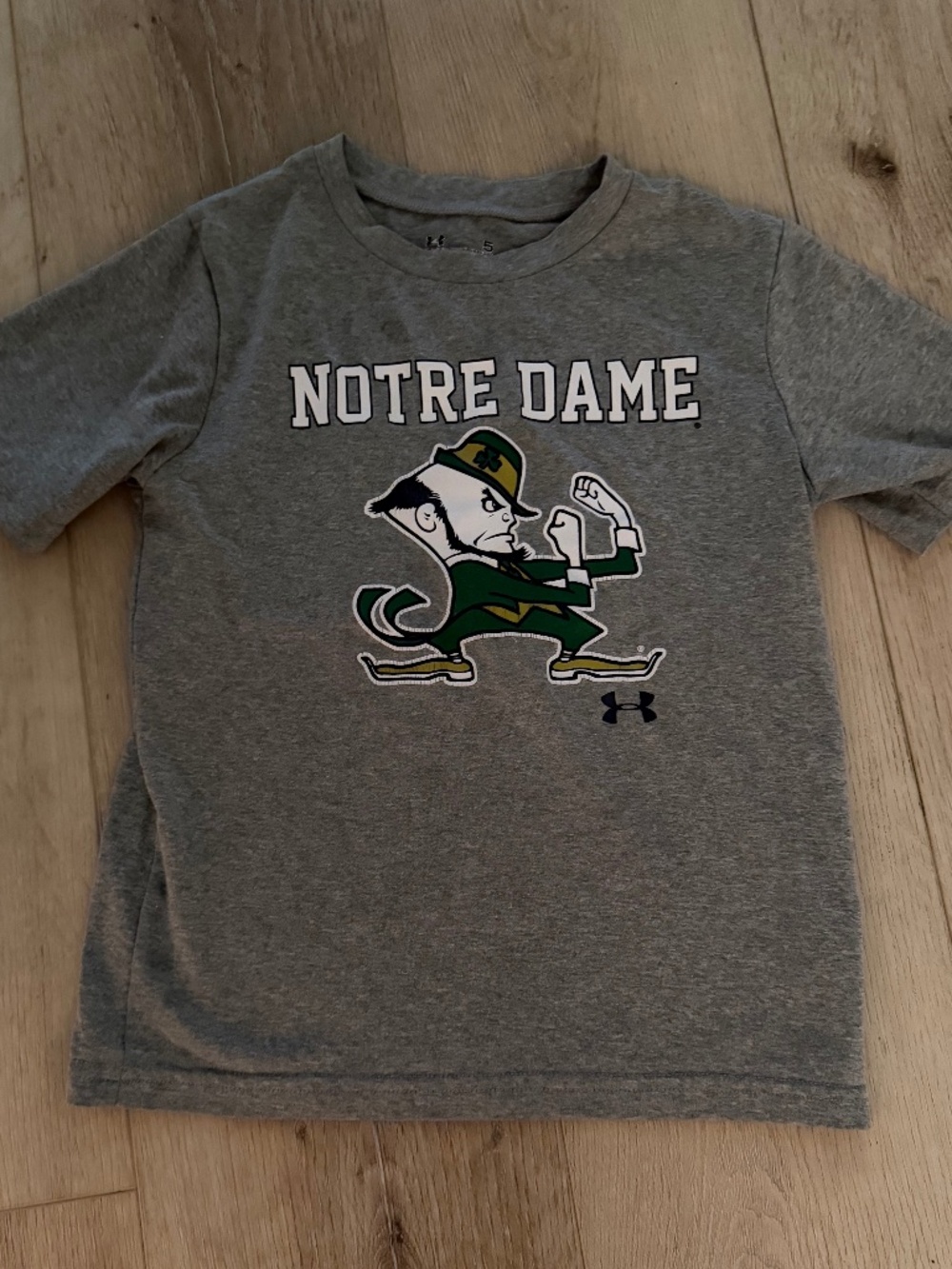 Notre Dame tshirt kids 5?